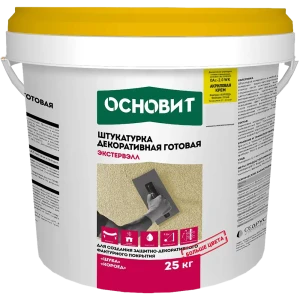 Штукатурка декоративная Основит короед OAc-2.0 WK цвет кремовый