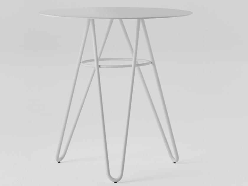 TrabA' Круглый металлический стол Self 0125-r-self-table - Вид №1