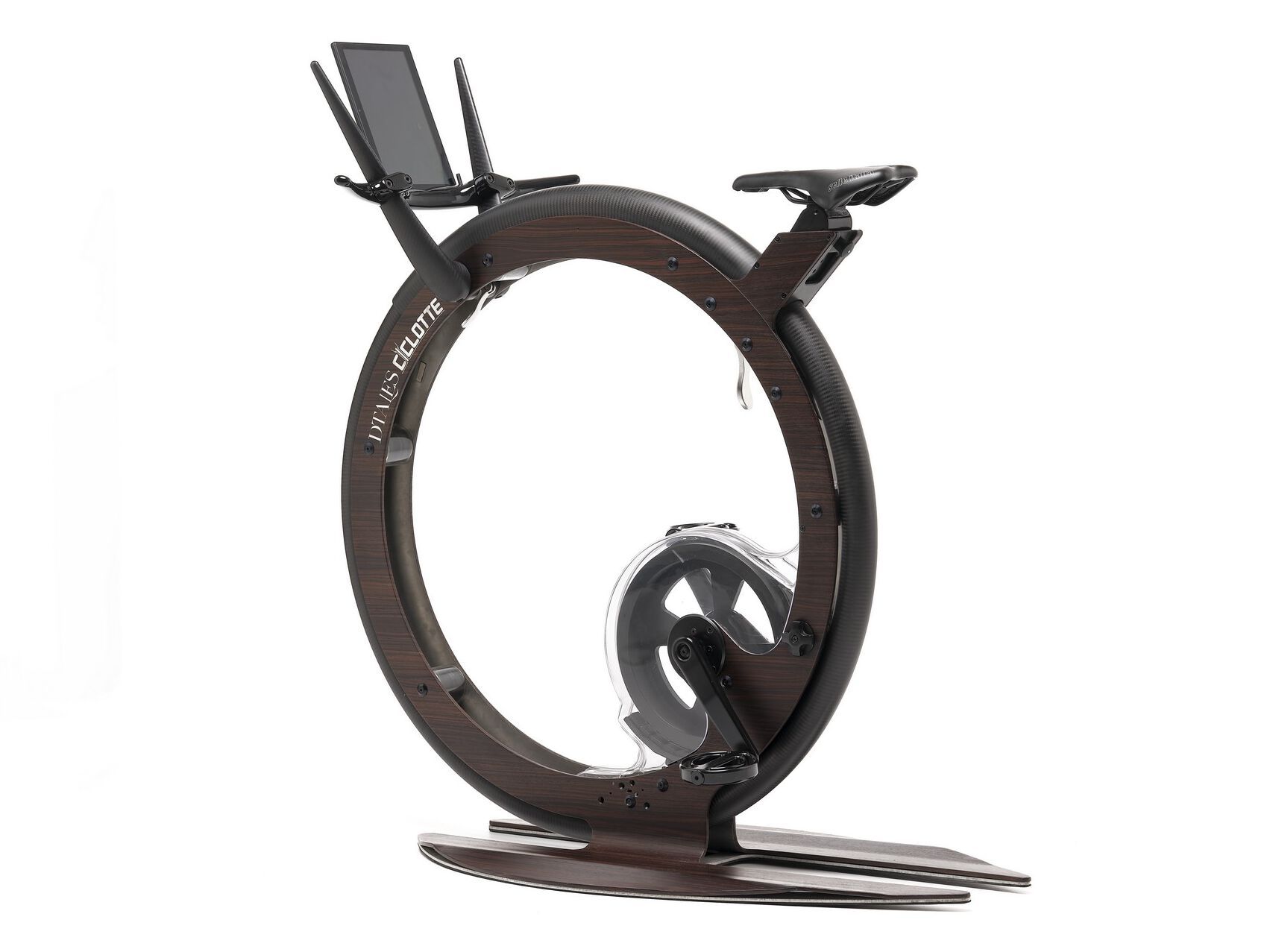 Велотренажер из дерева, стали и углеродного волокна Ciclotte CICLOTTE DTALES ARCH-00050246 - Вид №4