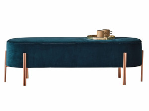 Скамейка из ткани