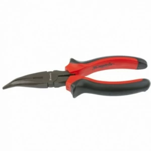 Длинногубцы изогнутые Black Nickel 160мм двухкомпонентные рукоятки MATRIX