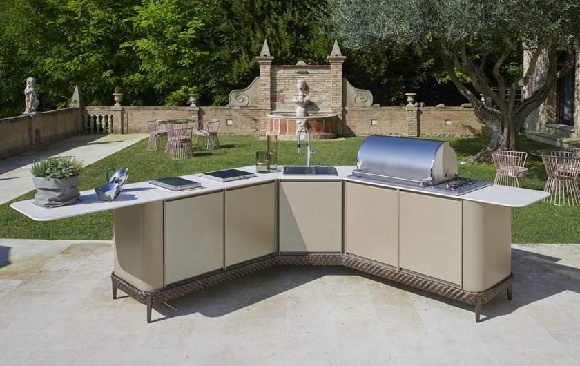 Samuele Mazza Outdoor Газовая летняя кухня с барбекю sun-id-1490104 - Вид №4