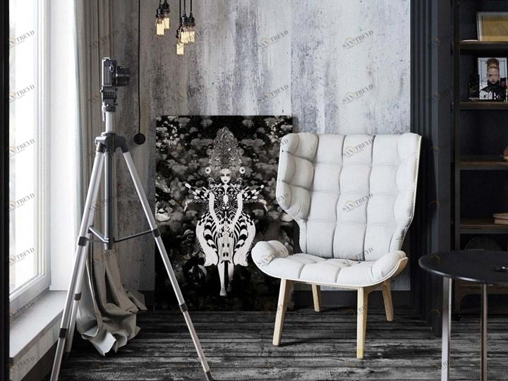 MOMENTI Авторский художественный принт Crazy home paintings Nc-006