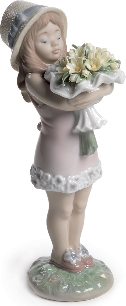 10669036 LLADRO Фигурка Lladro "Букет в подарок"  5x18см Фарфор Lladró 