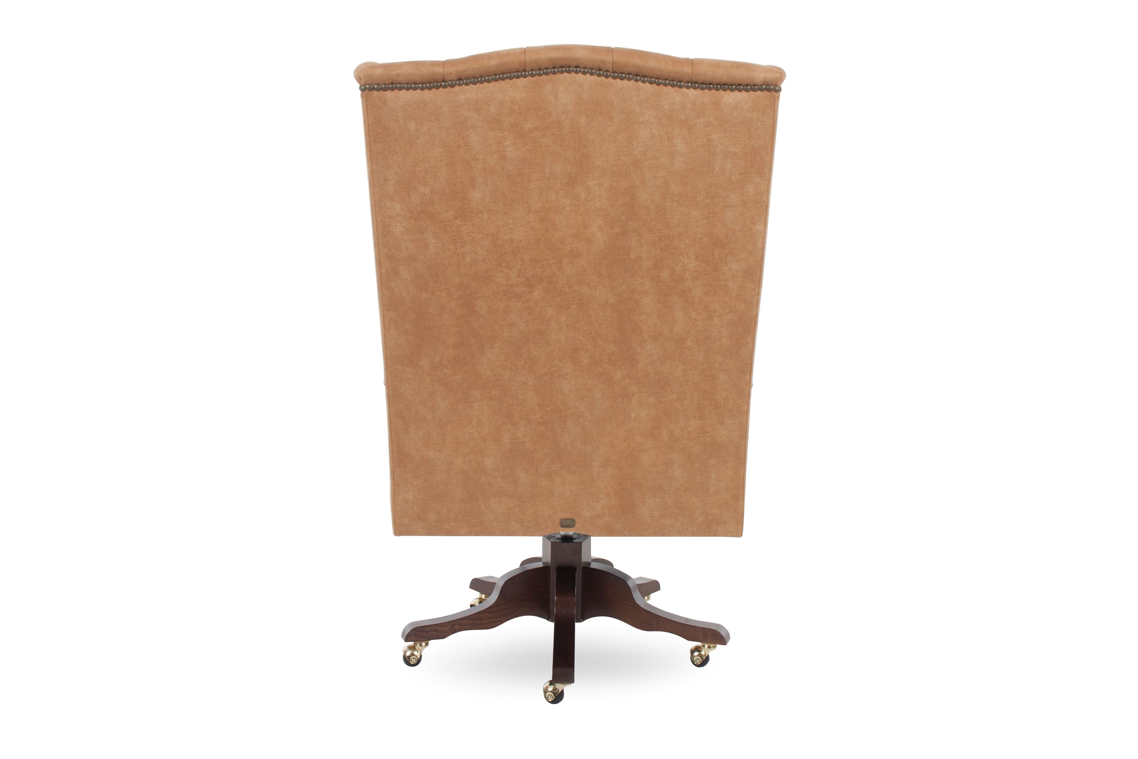 Офисное кресло с регулируемым по высоте кожаным подлокотником с 5 спицами CREARTE COLLECTIONS PRESIDENT ORIGINS ARCH-00000620 - Вид №2