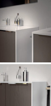 MANHATTAN 14 Комплект мебели cm 107,4+107,4 Berloni Bagno 42973 - Вид №4