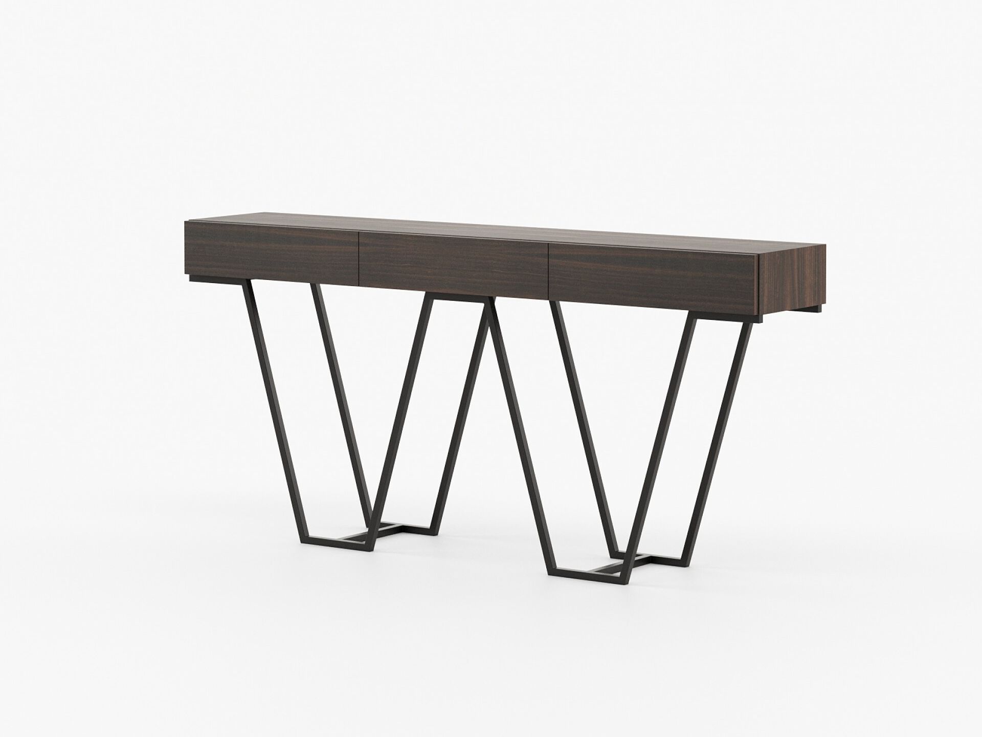 Деревянная прямоугольная консоль с ящиками Laskasas ZURIQUE ARCH-00044629 - Вид №8