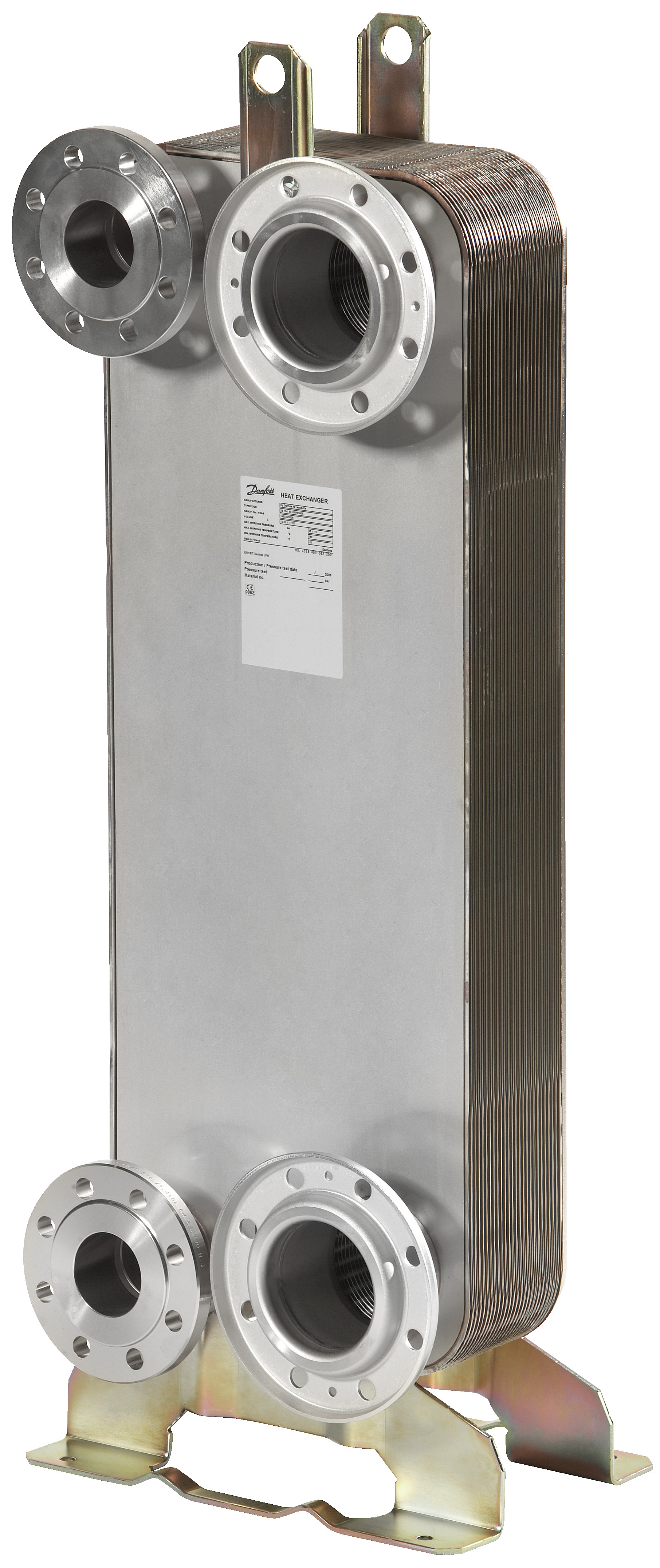 Danfoss Паяный пластинчатый теплообменник серии XB70 XB 70H-1 100 DN65/DN100 004B2017  - Вид №8