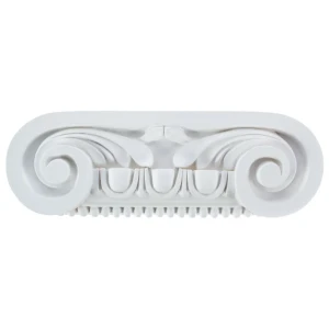 Капитель к пилястре полиуретан Decomaster DK-82211A белая 80 мм