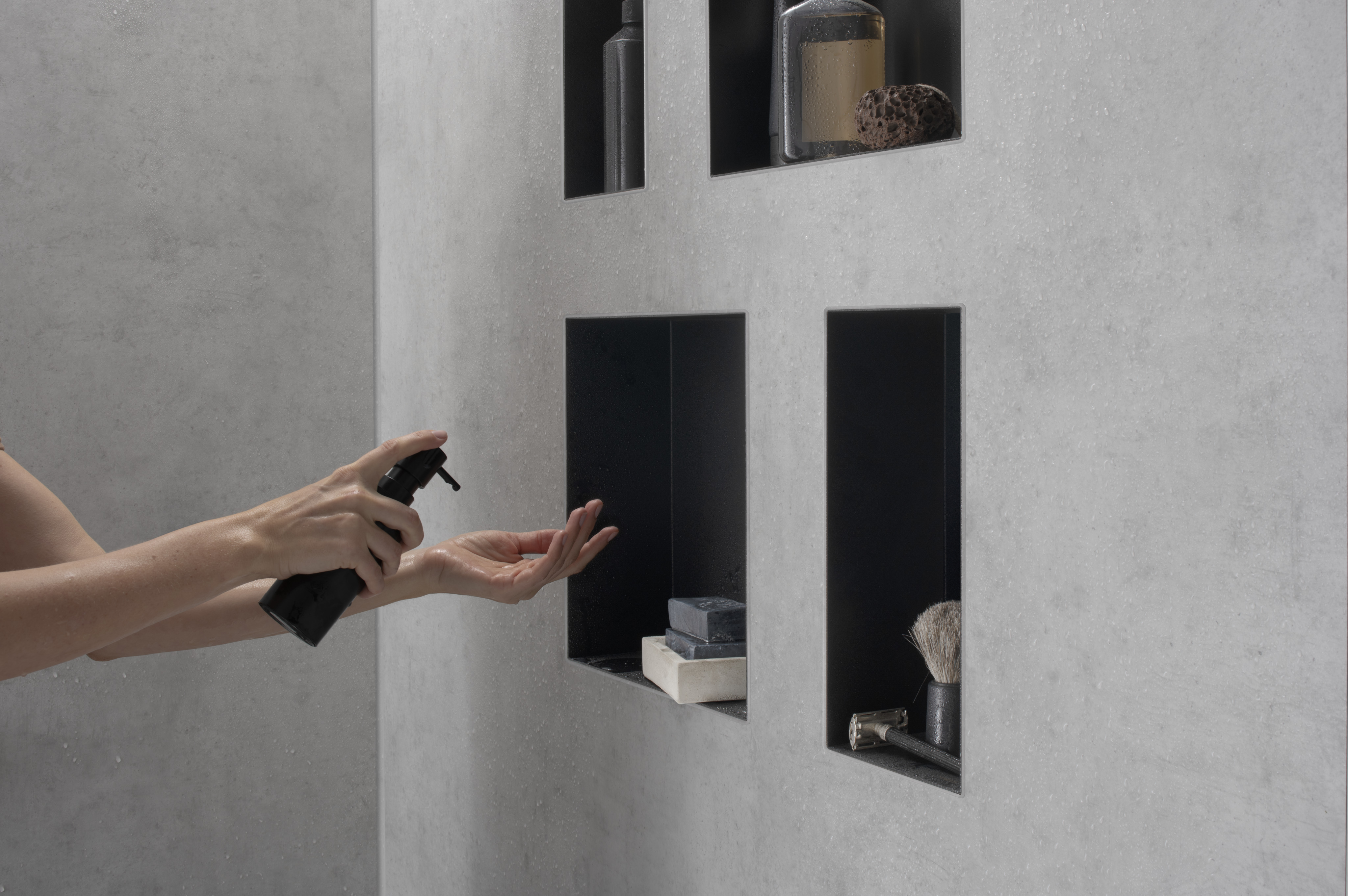 56073670 XtraStoris Minimalistic Wall безрамная ниша 300/300/100 Hansgrohe  - Вид №5