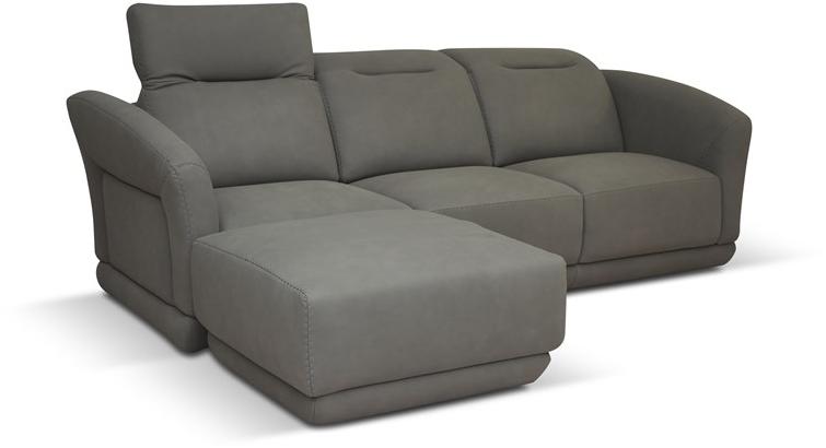 Rossini Sofas Модульный секционный диван в коже Monicelli sun-id-1409527 - Вид №4