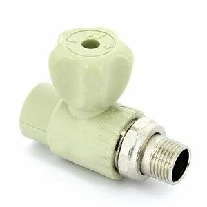 Кран сварка-Н 20x1/2" для радиаторов шаровой с разъемным соединением FV-PLAST