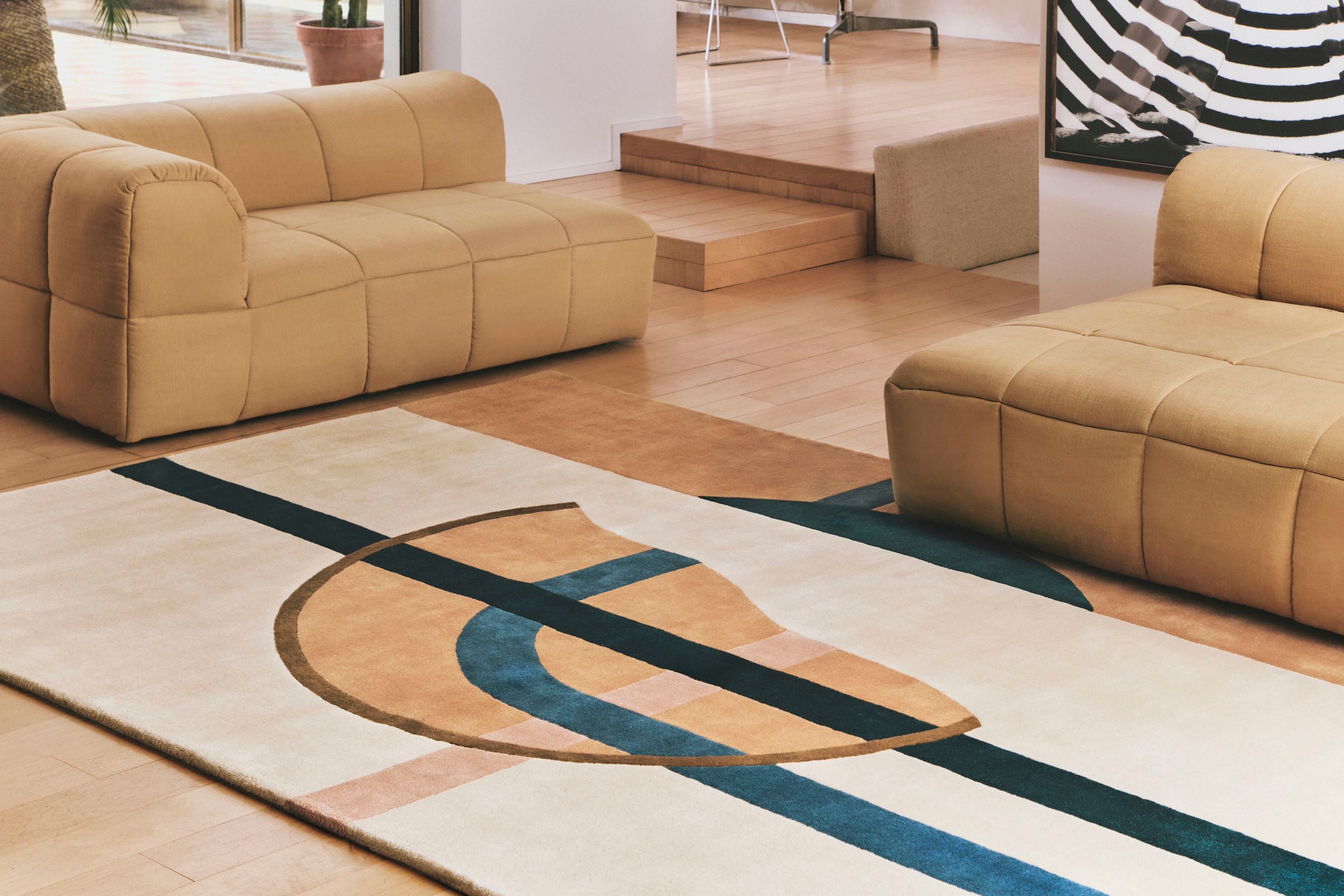 Шерстяной ковер ручной работы Toulemonde Bochart TACUBAYA ARCH-00054223 - Вид №1