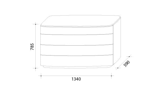 Секционный деревянный комод Lema Колыбельная ARCH-00039795 - Вид №6