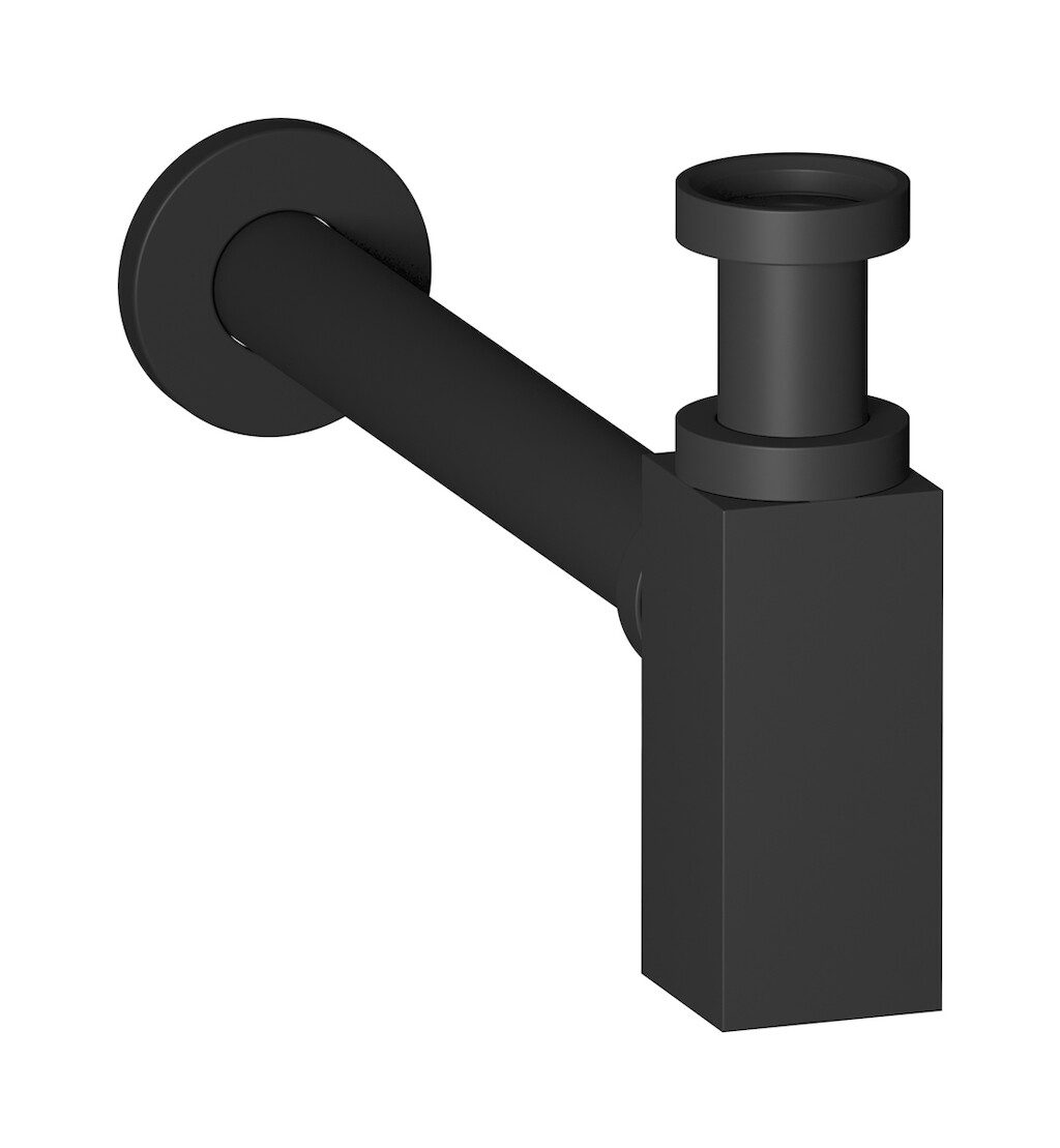 Сифон квадратный WE ARE IB sh080os Matt Black RICAMBI