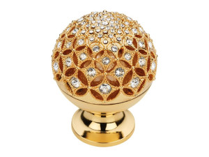 Латунная ручка с кристаллами Swarovski®