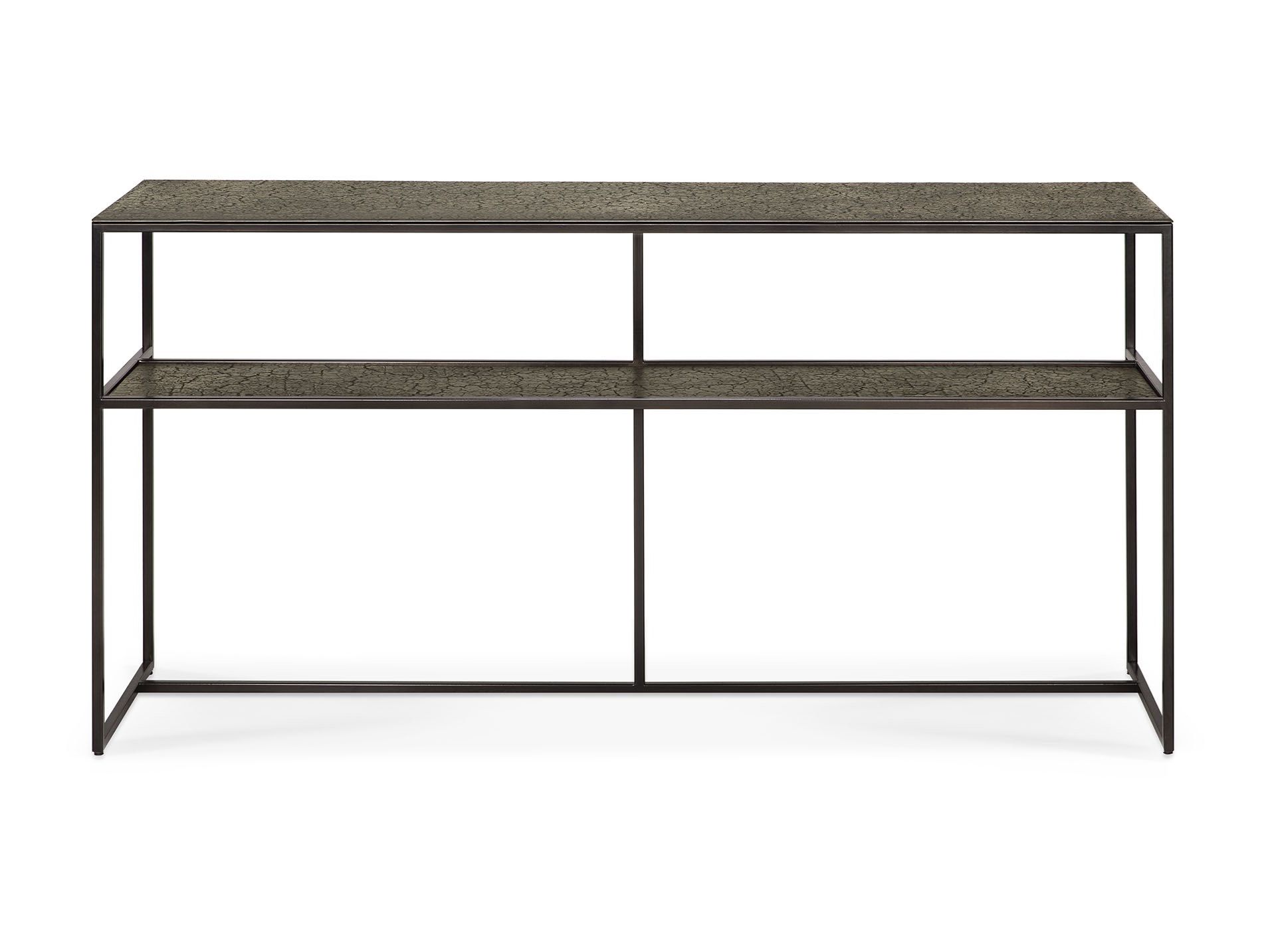 Металлическая прямоугольная консоль с полками Ethnicraft Pentagon ARCH-00137988 - Вид №1