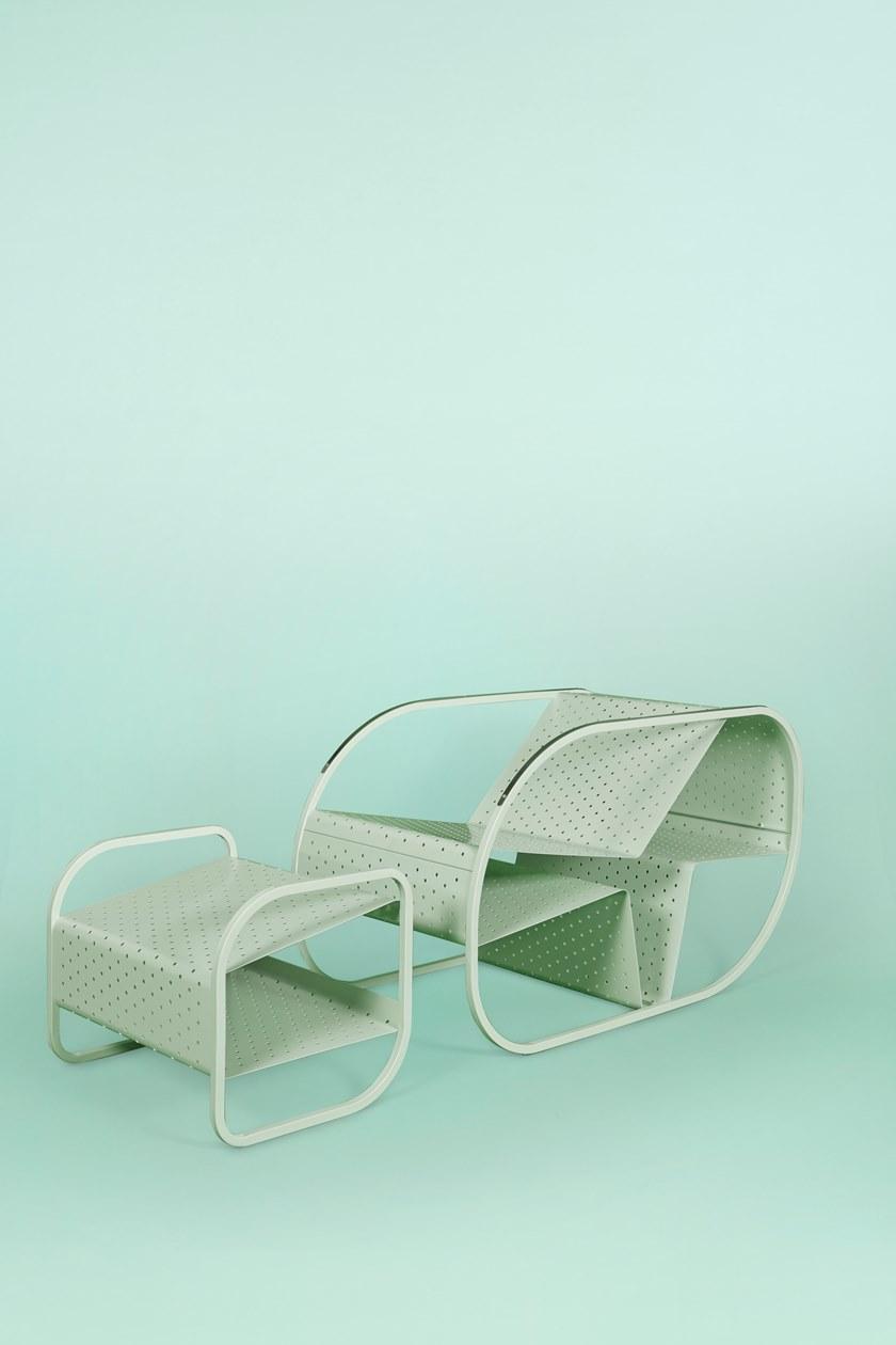 Giacopini Подставка для ног / журнальный столик из металла Flip sun-id-1390561 - Вид №10