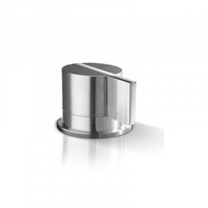 INS 108 Двухсторонний Переключатель Linki INSERT Сатиновая Сталь