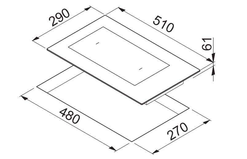 Керамическая индукционная встраиваемая варочная панель Elleci Elleci Kitchen ARCH-00058022 - Вид №2