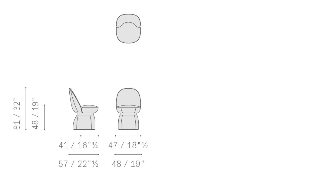 Кожаный мягкий стул Poltrona Frau коллекция - диваны и кресла ARCH-00024170 - Вид №5