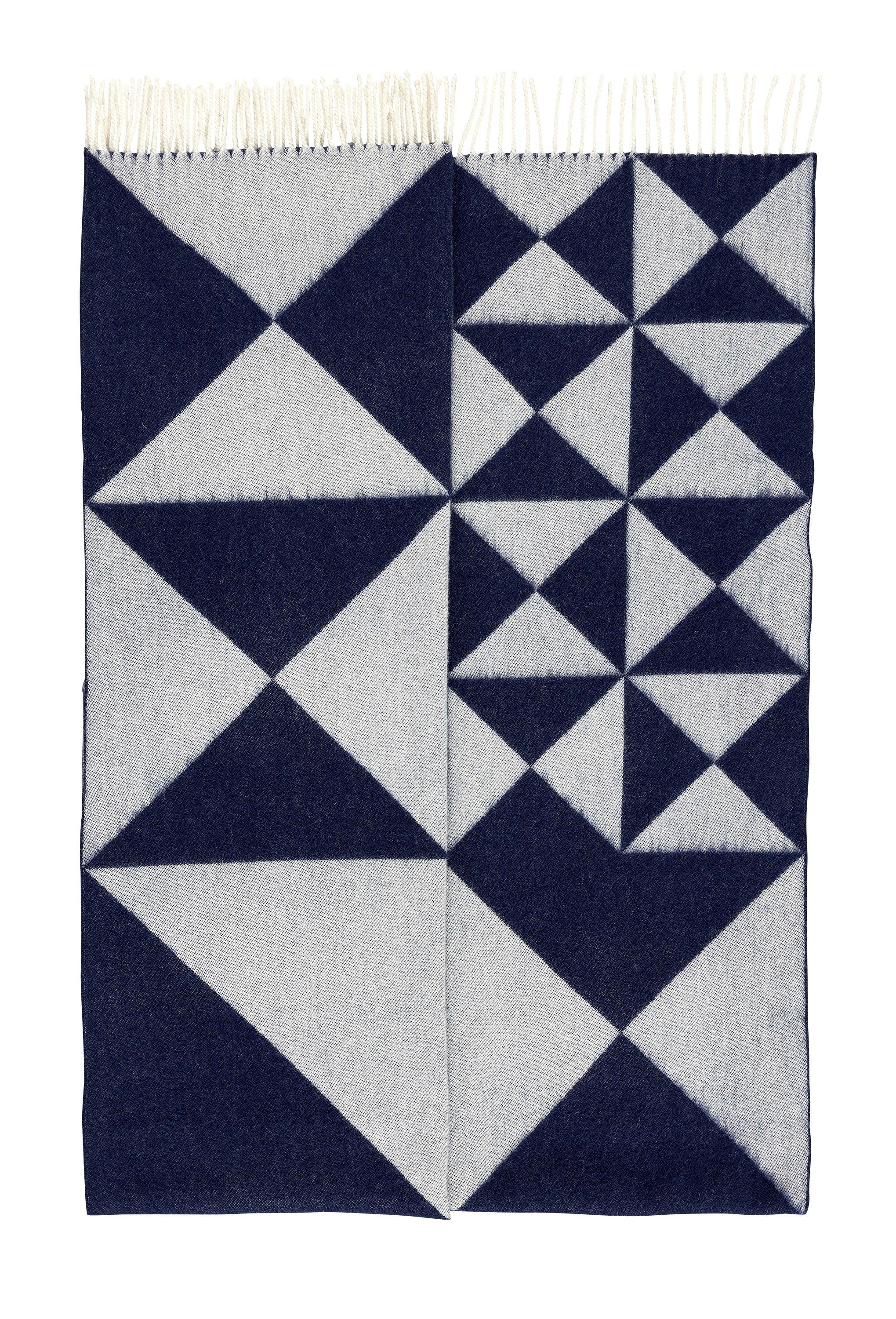 Шерстяной плед с графическим рисунком VERPAN ARCH-00082404 - Вид №8