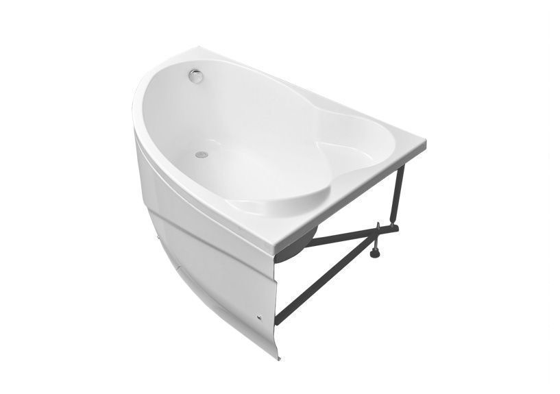 Акриловая ванна Aquanet Mayorca 150x100 R (каркас + смеситель Aquanet Practic 2 AF111-63B) 002040090016197500216780 - Вид №4