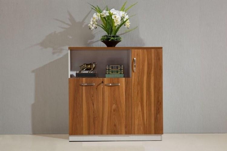 Arrediorg.it® Низкий офисный ящик для хранения из дерева с распашными дверцами Evolutio sun-id-1398987 - Вид №1