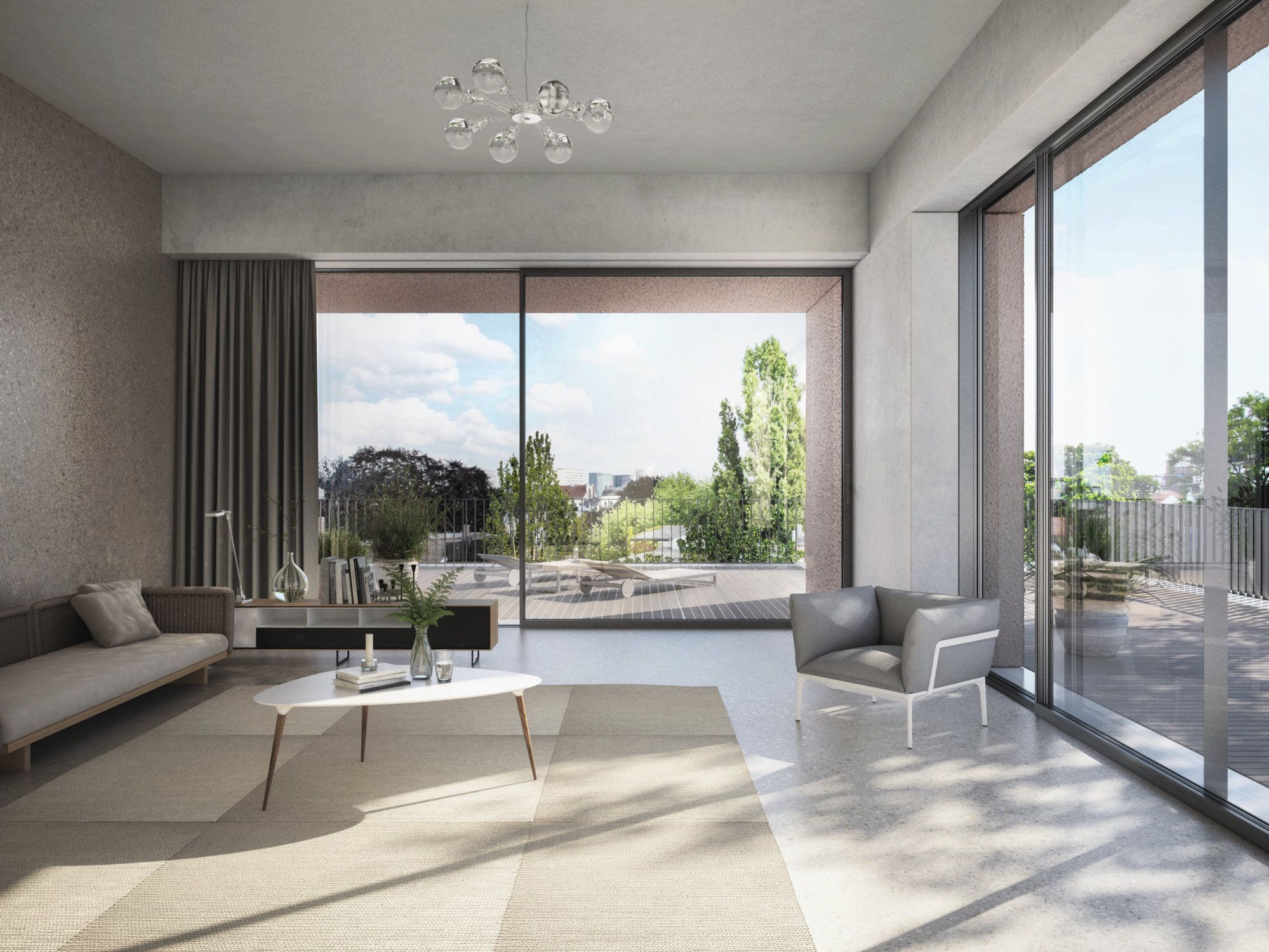 Aluminium patio door Schüco Schüco ASE 80.HI ARCH-00081002 - Вид №6