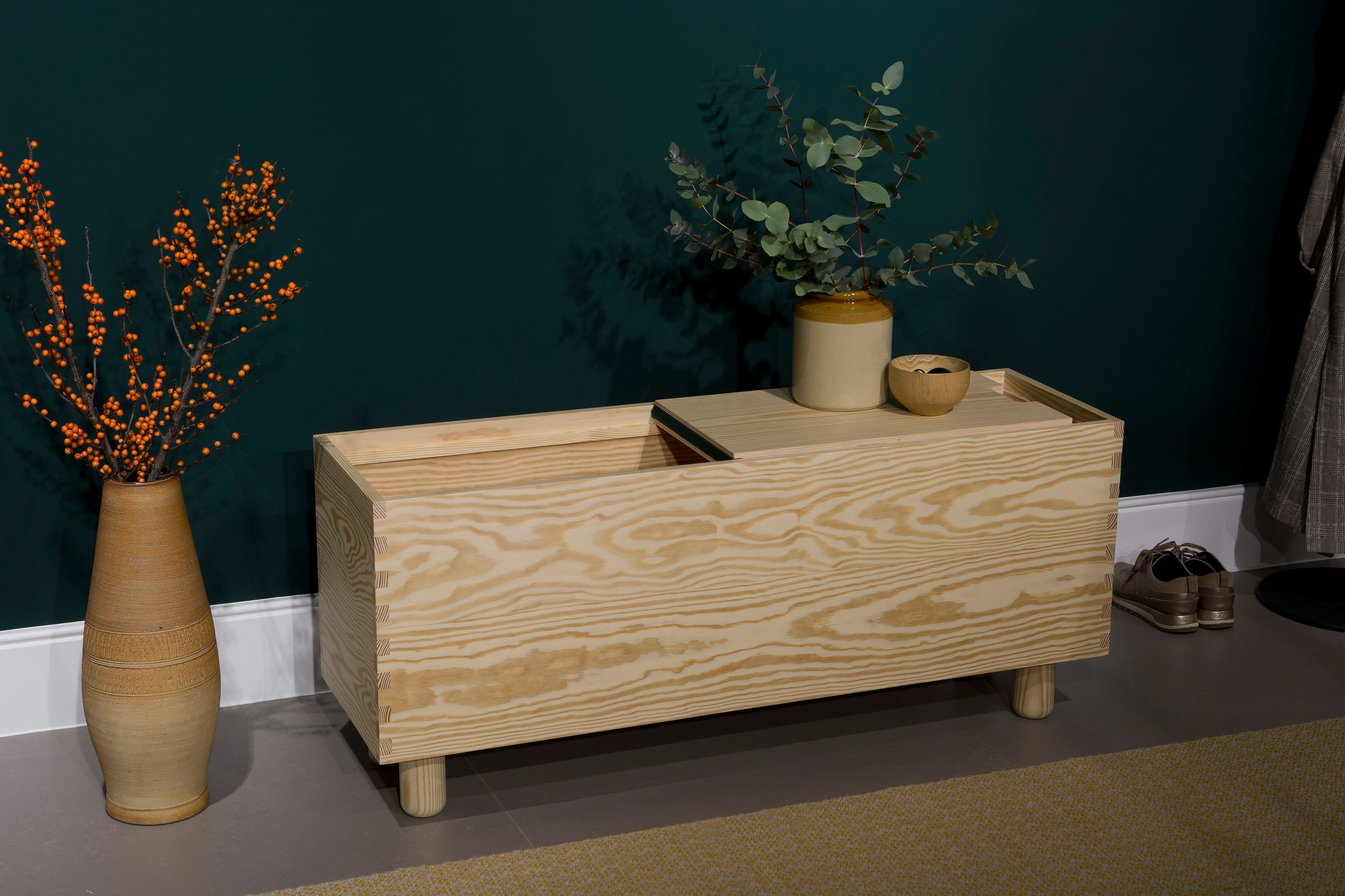 Прямоугольный Сосновый журнальный столик с отсеком для хранения Established&Sons Crate Series ARCH-00038663 - Вид №3