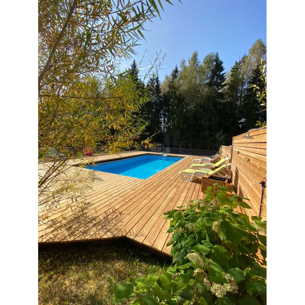 82676411 Террасная доска хвоя импрегнированная 28x140x3000 мм вельвет 0.42 м² STLM-0033766 Santreyd  - Вид №5