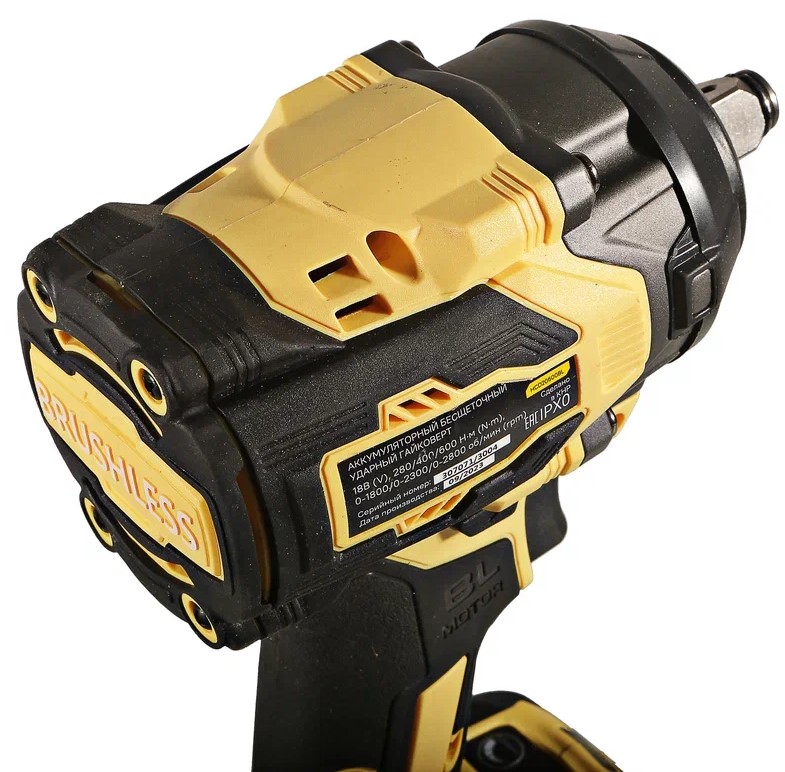 Гайковерт Hanskonner HCD20600BL 1BatterySystem 18V  , Без ЗУ, Без АКБ 5452200 STDN-0083712 - Вид №13