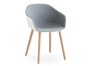 Мягкий тканевый стул с подлокотниками