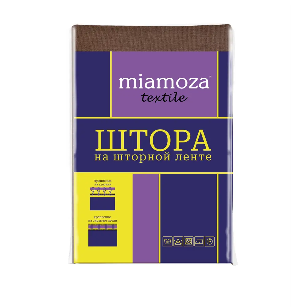 Штора MIAMOZA Palermo с эффектом блэкаут 150x300 см в терракотовом цвете 89432217 STLM-1581985 - Вид №6