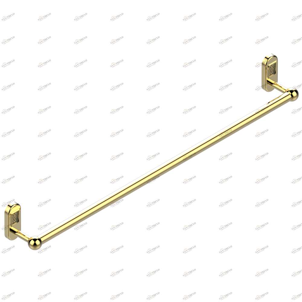 A2F-526 Полотенцедержатель одинарный для ванной Д: 900 мм, диаметр : 25 мм Thg-paris Naïade Золото A2F-526 CAT.F