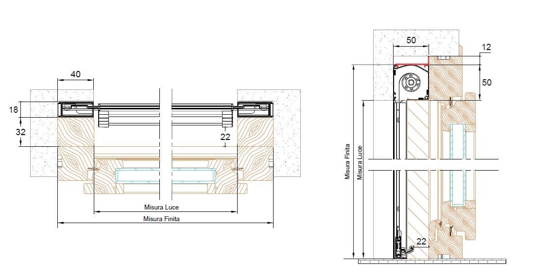 Вертикальная встраиваемая москитная сетка Mv Line москитные сетки-вертикальный встраиваемый ARCH-00042291 - Вид №6