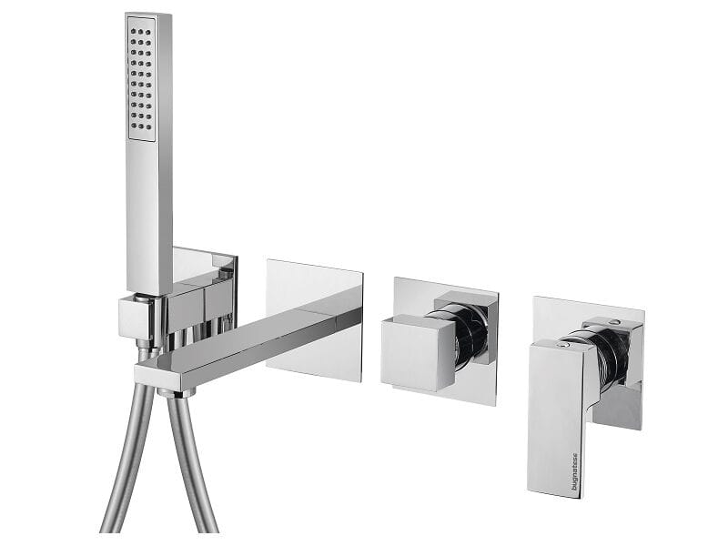 Однорычажный встраиваемый смеситель для ванны с ручным душем Bugnatese Tetris ARCH-00078886