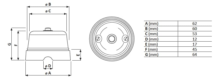 Кнопка нажатия White, Италия WHITE ITALY ARCH-00071458 - Вид №4