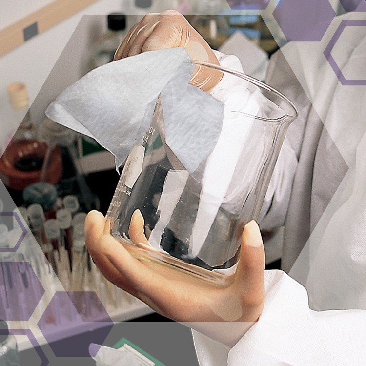 7624 Kimberly Clark Нетканый протирочный материал листовой Kimberly-Clark Kimtech Pure 7624 1-слойный 12 пачек по 35 листов  - Вид №2