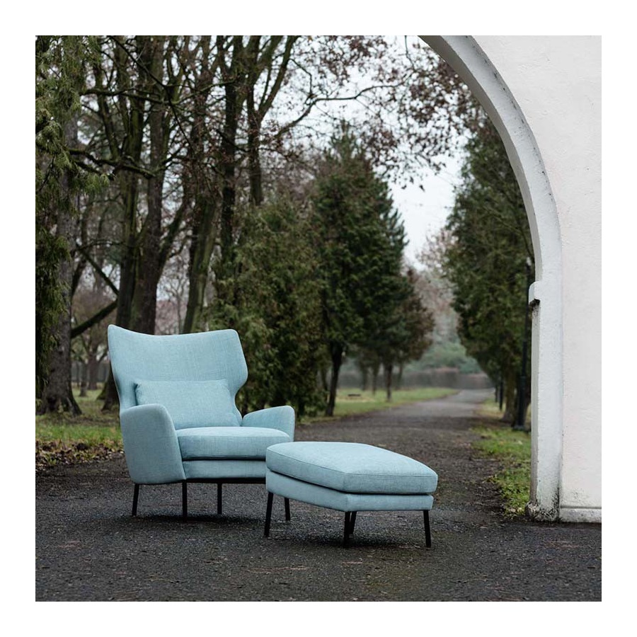 Пуфик Alex, серо-зеленый Sits S1036 - Вид №1