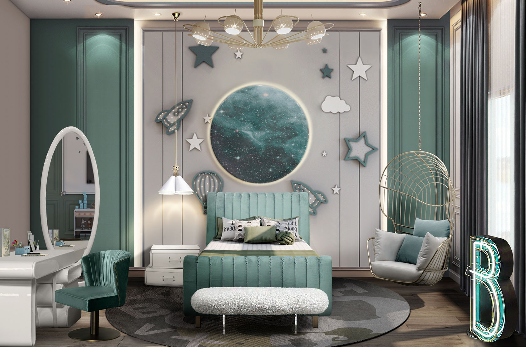 CIST547 Зеркала для детской Облако Circu  - Вид №3