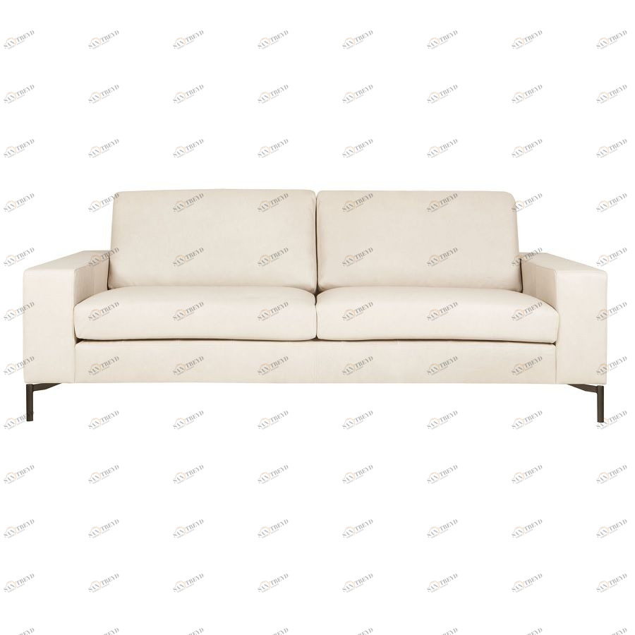 Диван Quattro, трехместный, молочный Sits S1582