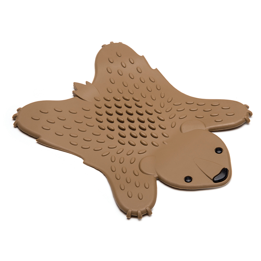 OT864 Подставка под горячее grizzly коричневая OTOTO 