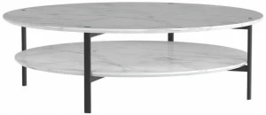 Andreu World Круглый журнальный столик из каррарского мрамора Ruta table Me1993