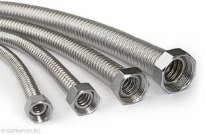Гибкая подводка из нержавеющей стали 3/4 дюйма, GF20/400 Flexible hose Россия