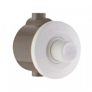 15405 Idral Пневматическое кнопочное управление для бачка унитаза. Белый пластик для скрытого монтажа с комплектом скрытого подключения