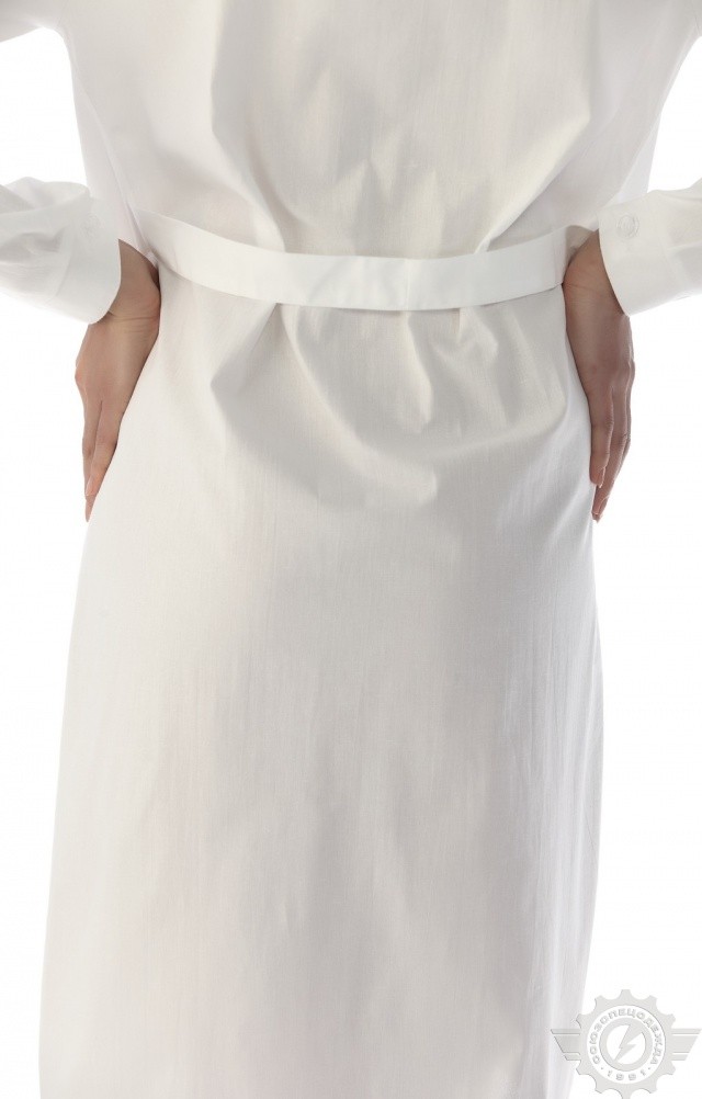 61690 Халат женский белый  Медицинская одежда  размер 44-46/170-176 Спецодежда  - Вид №5