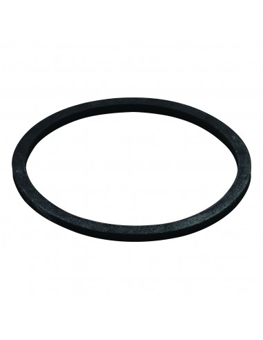 045500 005 01  Пластиковая плоская прокладка для дна сифона для умывальника, Д. 58,5 x 52,5 x 2 мм, 2 шт. Valentin Чернить  - Вид №1