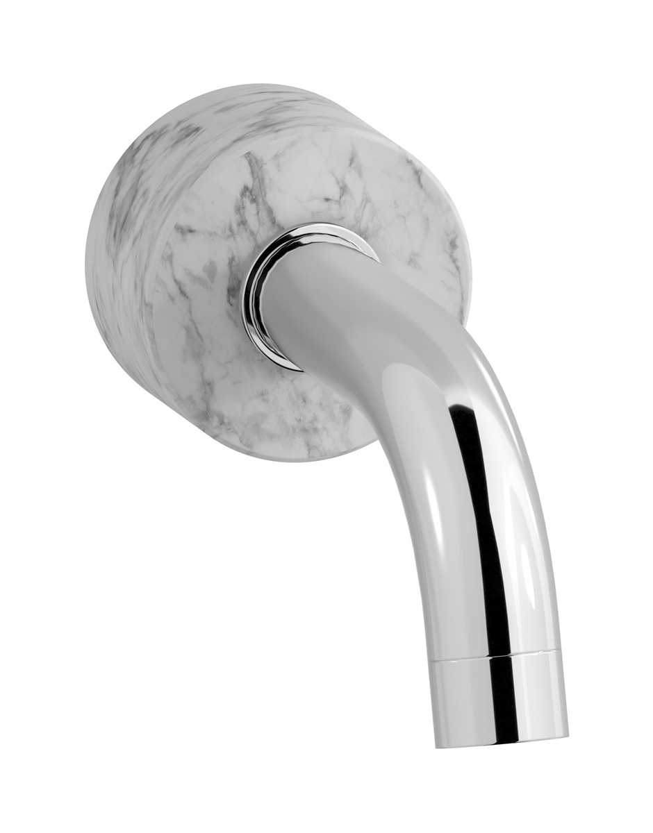 Настенный излив для ванны WE ARE IB mr327cc_1 Chrome Marmo