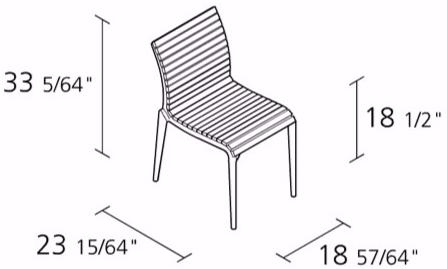 Alias Штабелируемый садовый стул из алюминия и дерева Teak setes sun-id-1383778 - Вид №4